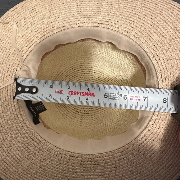 Halogen Panama Sun hat from Nordstrom, draw string to tighten around head - Picture 6 of 11
